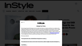 What Instyle.de website looked like in 2020 (5 years ago)