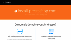 What Install-prestashop.com website looked like in 2020 (3 years ago)