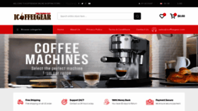 What Icoffeegear.com website looked like in 2020 (3 years ago)