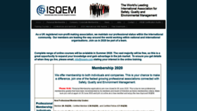 What Isqem.com website looked like in 2020 (3 years ago)