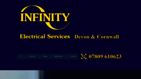What Infinity-electrical.com website looked like in 2020 (3 years ago)