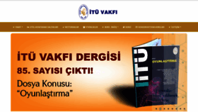 What Ituvakif.org.tr website looked like in 2020 (3 years ago)