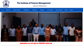 What Ifm.ac.tz website looked like in 2020 (5 years ago)