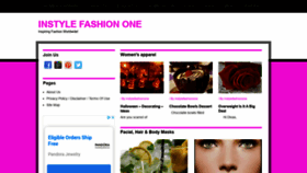 What Instylefashionone.com website looked like in 2020 (3 years ago)