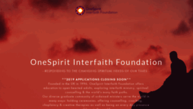 What Interfaithfoundation.org website looked like in 2020 (3 years ago)