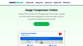 What Imagesmaller.com website looked like in 2020 (3 years ago)