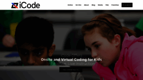 What Icodeschool.com website looked like in 2020 (3 years ago)