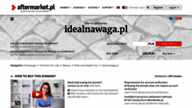 What Idealnawaga.pl website looked like in 2020 (3 years ago)