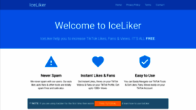 What Iceliker.com website looked like in 2020 (3 years ago)