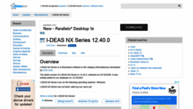 What I-deas-nx-series.updatestar.com website looked like in 2020 (3 years ago)