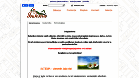 What Intema.lv website looked like in 2020 (3 years ago)