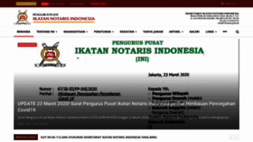 What Ini.id website looked like in 2020 (3 years ago)