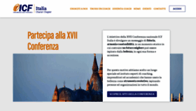 What Icf-italia.org website looked like in 2020 (3 years ago)