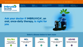What Imbruvica.com website looked like in 2020 (3 years ago)