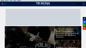 What Itribuna.com.br website looked like in 2020 (3 years ago)