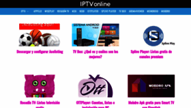 What Iptv-online.org website looked like in 2020 (3 years ago)