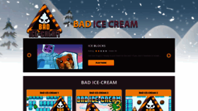 What Icecreambad.com website looked like in 2020 (3 years ago)