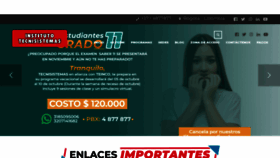 What Institutotecnisistemas.edu.co website looked like in 2020 (3 years ago)