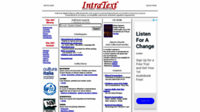 What Intratext.com website looked like in 2020 (3 years ago)