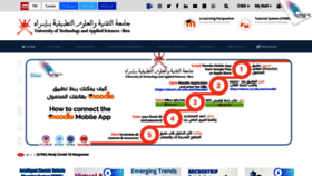 What Ict.edu.om website looked like in 2020 (3 years ago)