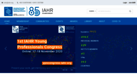 What Iahr.org website looked like in 2020 (3 years ago)