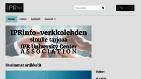 What Iprinfo.fi website looked like in 2020 (3 years ago)