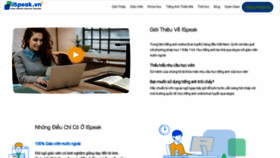 What Ispeak.vn website looked like in 2020 (3 years ago)