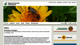 What Imkerbund.at website looked like in 2020 (3 years ago)