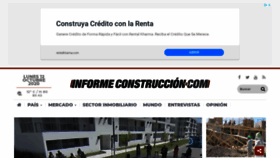 What Informeconstruccion.com website looked like in 2020 (3 years ago)