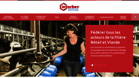 What Interbev.fr website looked like in 2020 (3 years ago)