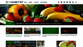 What Inhabitots.com website looked like in 2020 (4 years ago)
