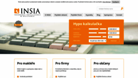What Insia.cz website looked like in 2020 (3 years ago)