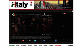 What I-italy.org website looked like in 2020 (3 years ago)