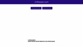 What Imresizer.com website looked like in 2020 (3 years ago)