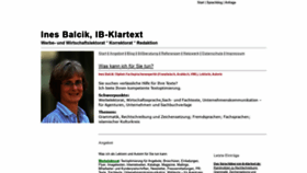 What Ib-klartext.de website looked like in 2020 (5 years ago)