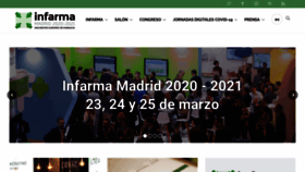 What Infarma.es website looked like in 2020 (3 years ago)
