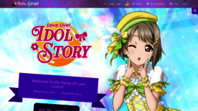 What Idol.st website looked like in 2020 (3 years ago)