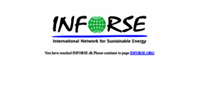 What Inforse.dk website looked like in 2020 (3 years ago)