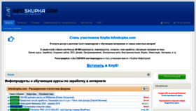What Infoskupka.com website looked like in 2020 (3 years ago)