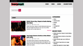 What Ivorymp3.com website looked like in 2020 (3 years ago)