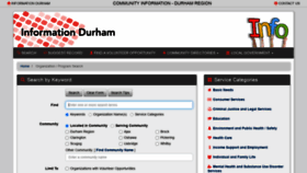 What Informdurham.com website looked like in 2020 (3 years ago)