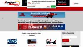 What Ifranchisemalaysia.com website looked like in 2020 (3 years ago)