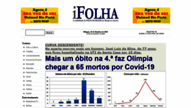 What Ifolha.com.br website looked like in 2020 (3 years ago)