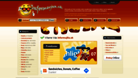 What Informujsa.sk website looked like in 2020 (3 years ago)