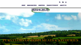 What Irishgrub.com website looked like in 2020 (3 years ago)