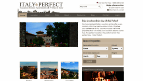 What Italyperfect.com website looked like in 2020 (3 years ago)