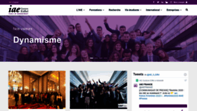 What Iae-eiffel.fr website looked like in 2020 (4 years ago)