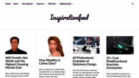 What Inspirationfeed.com website looked like in 2020 (3 years ago)