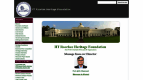 What Iitr-heritagefund.org website looked like in 2020 (3 years ago)