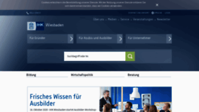 What Ihk-wiesbaden.de website looked like in 2020 (3 years ago)